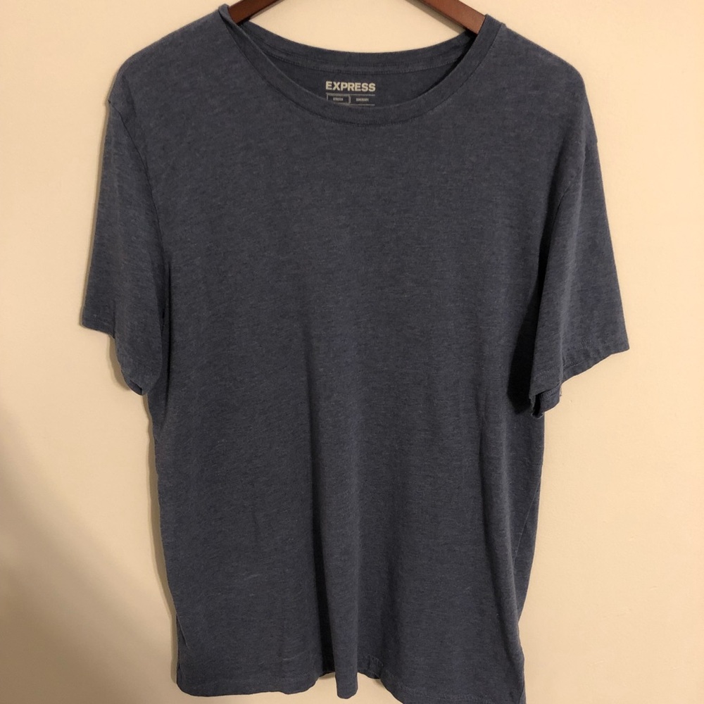 Express stretch supersoft tee heather navy XL